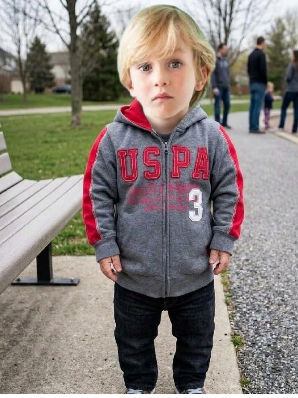 US Polo Boys Sweat Hoodie Jacket